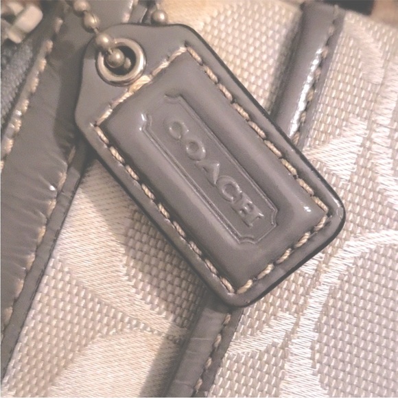 Coach Crossbody Legacy Gray Silver Bag - Picture 4 of 8